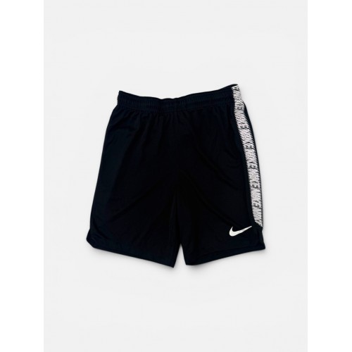Nike Μαύρο Αθλητικό Σορτς με Λευκό Logo